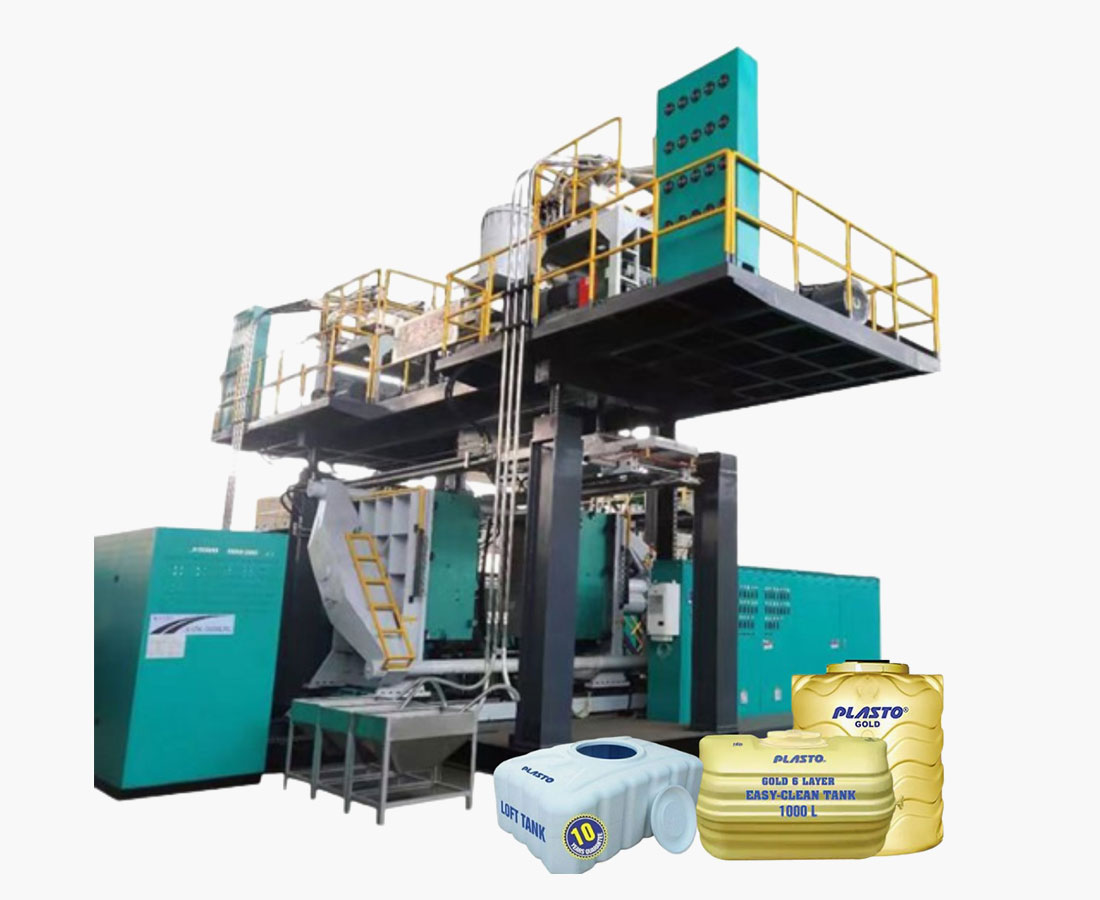Plastic Water Tank Blow Molding Machine, Alliedway India