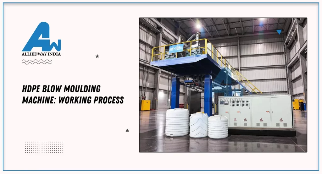 HDPE Blow Moulding Machine Working